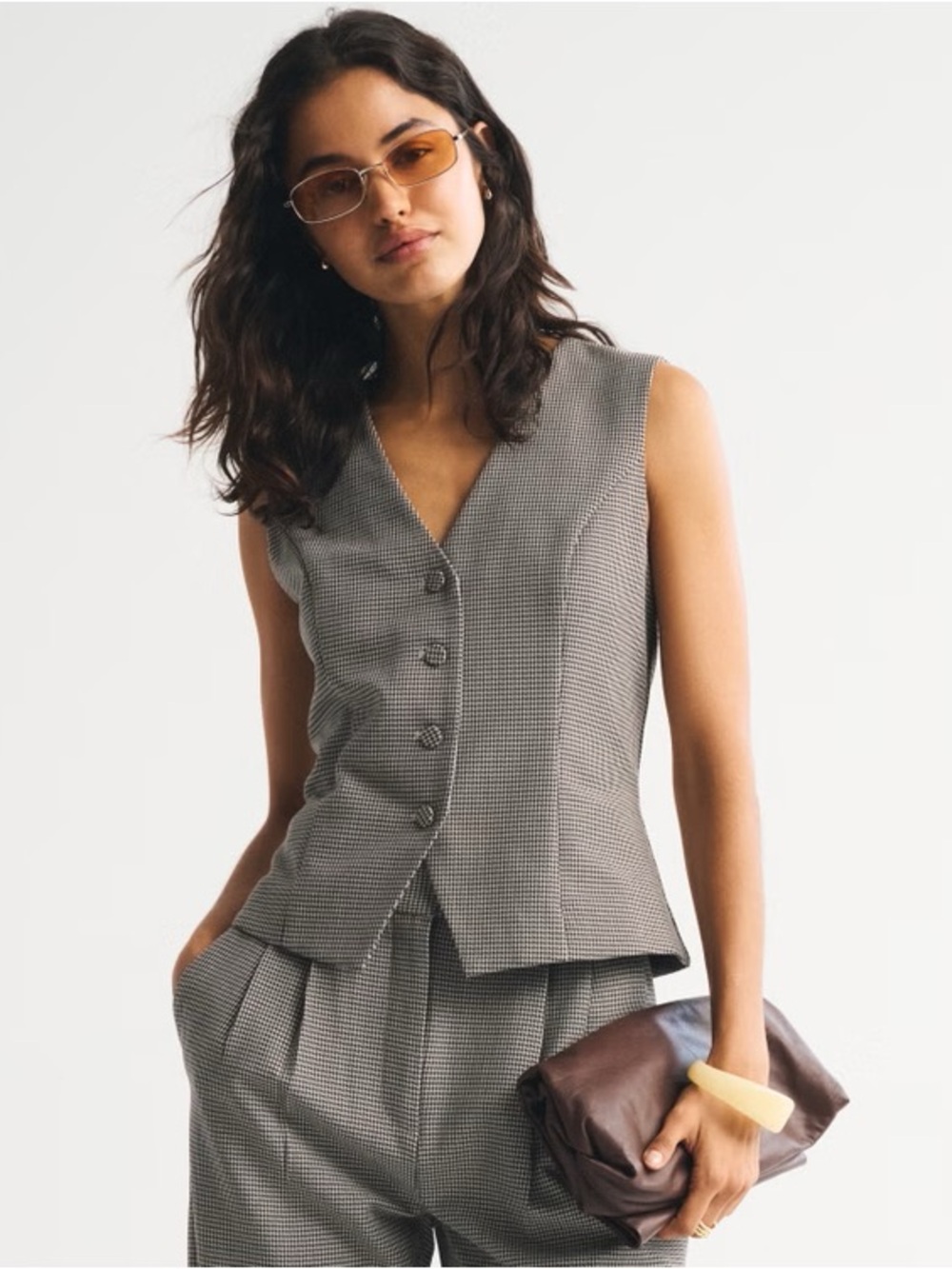 Abercrombie Tailored Tie-Back Suiting Vest